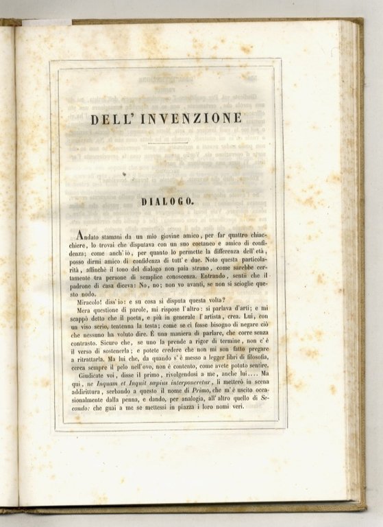 Del romanzo storico e, in genere, de' componimenti misti di …