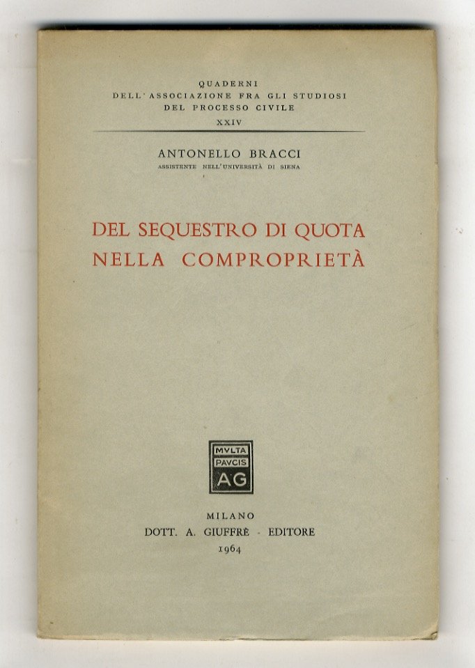 Del sequestro di quota nella comproprietà.