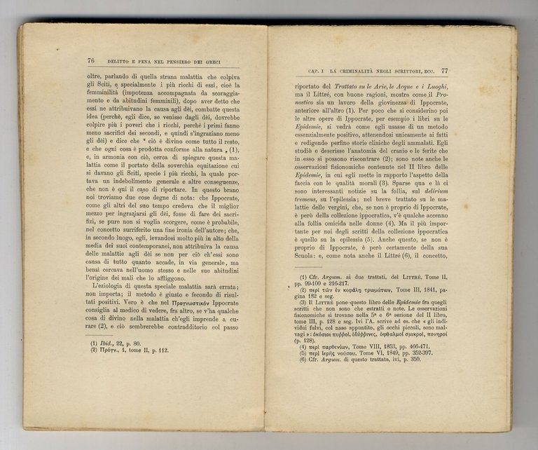 Delitto e pena nel pensiero dei greci. Studi su le …