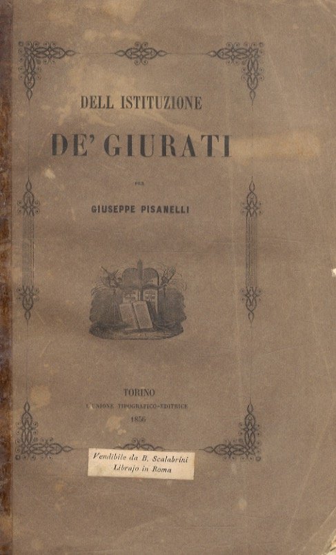 Dell'istituzione de' Giurati.