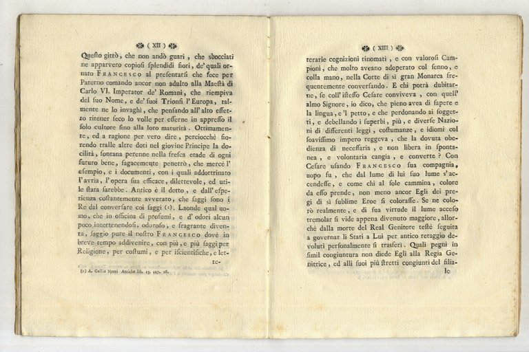 Delle lodi della sacra cesarea maesta dell'augustissimo imperatore Francesco duca …