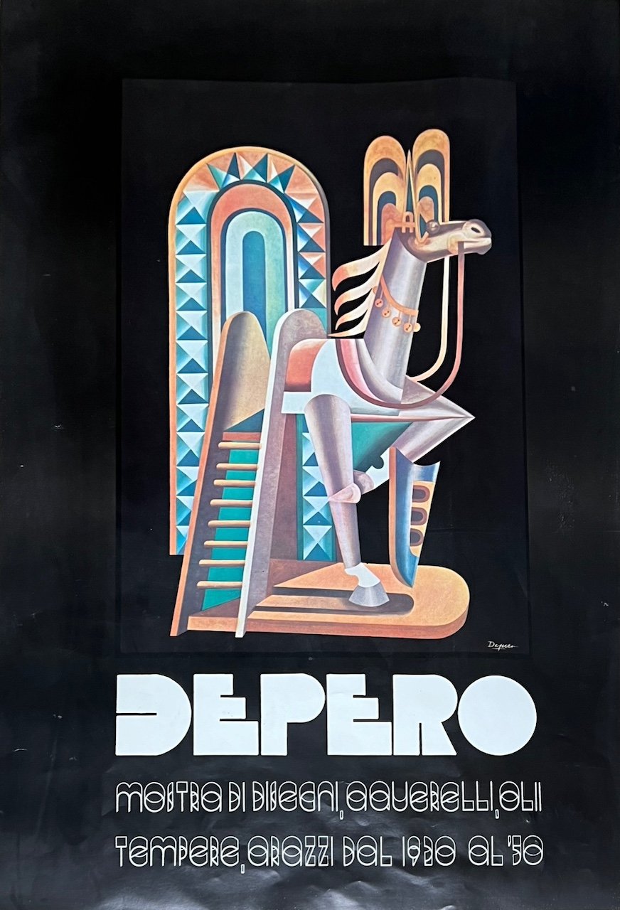 DEPERO. Mostra di disegni, aquerelli [sic], olii, tempere, arazzi, dal …