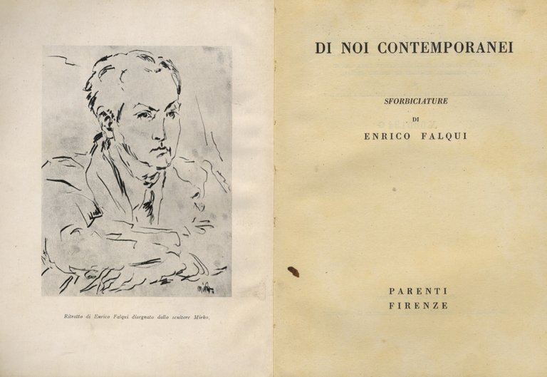 Di noi contemporanei. Sforbiciature di Enrico Falqui.
