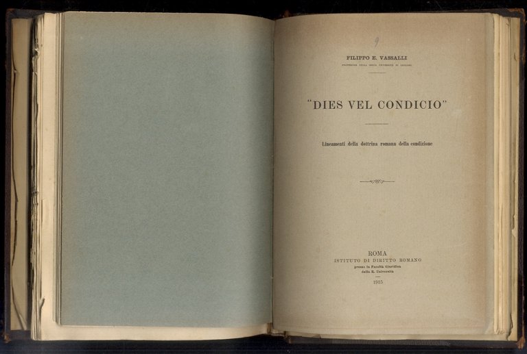 Di talune clausole con riferimento al "dies mortis" nel legato …