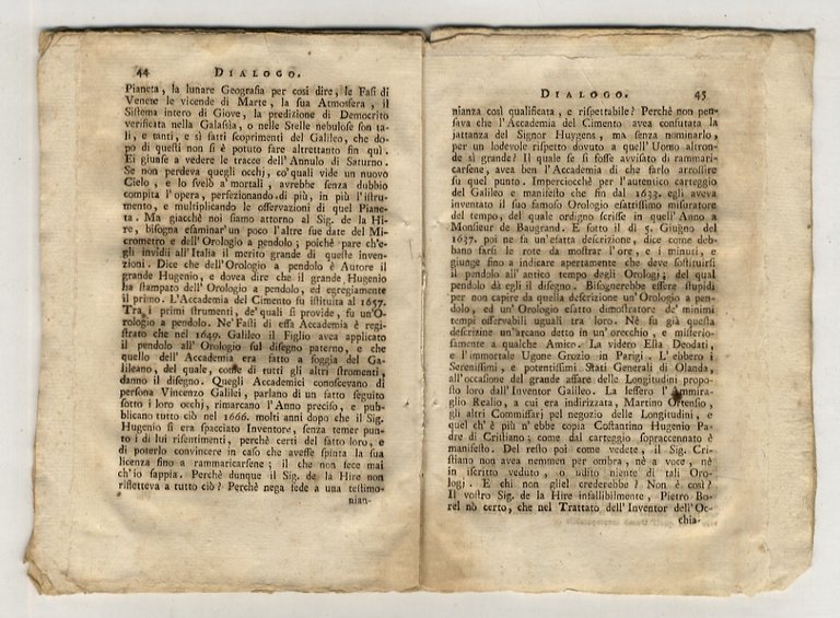 Dialogo tra un cavalier francese e un'italiano. Circa i pregj …
