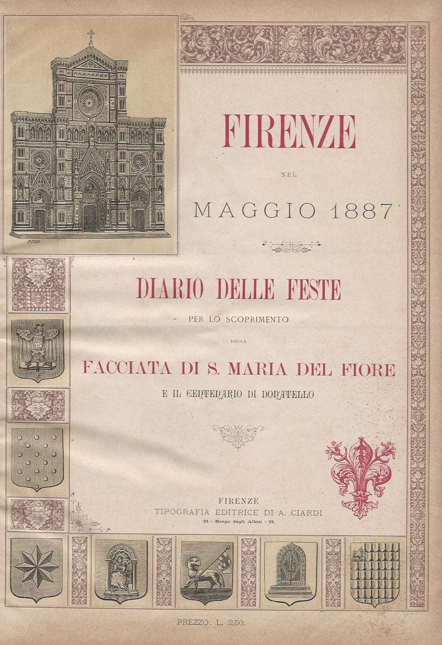 DIARIO delle feste per lo scoprimento della facciata di S.M. …