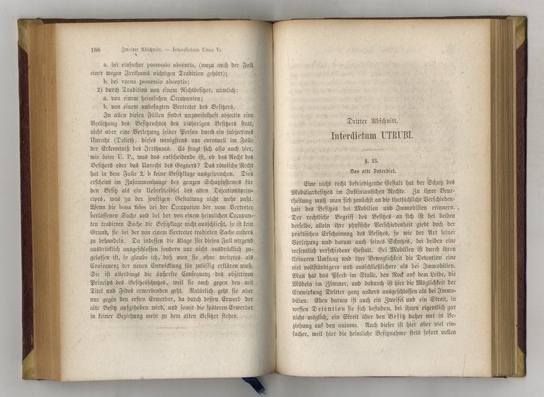 Die Besitzklagen des römischen und heutigen Rechts.