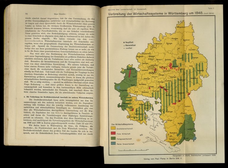 Die Dreifelderwirtschaft in Württemberg. Ihre historische, natüliche und wirtschafftliche Begründe, …