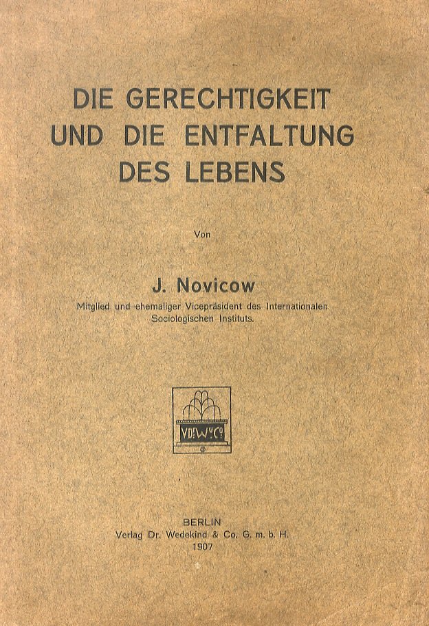 Die Gerechtigkeit und die Entfaltung des Lebens.