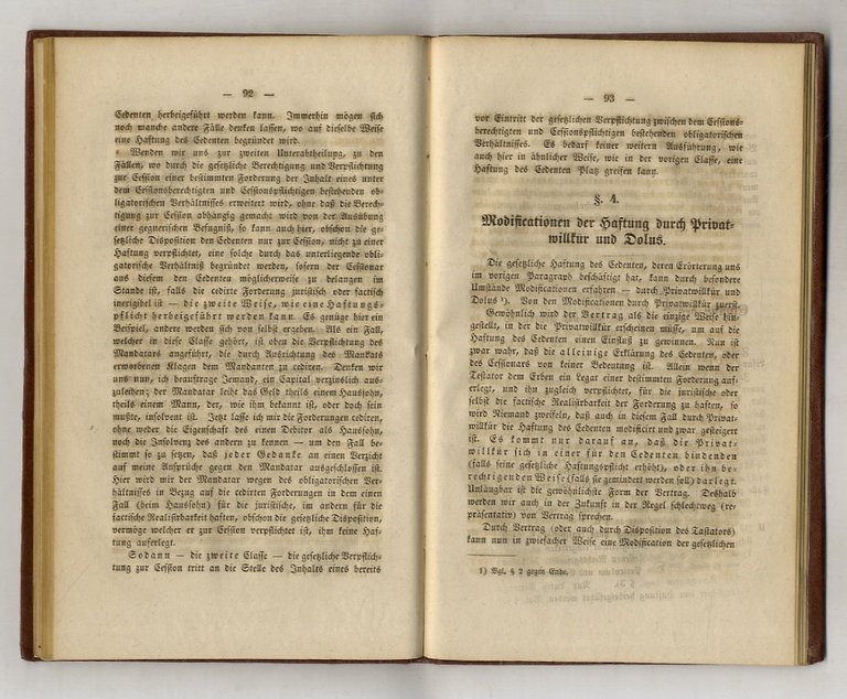 Die Haftung des Cedenten. Ein Beitrag zur Lehre von der …