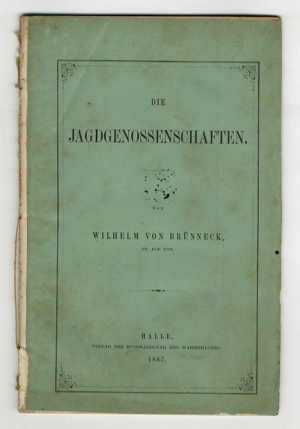 Die Jagdgenossenschaften.