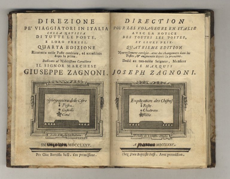 Direzione pe' Viaggiatori in Italia, colla notizia di tutte le … | Immagine Gallery 1