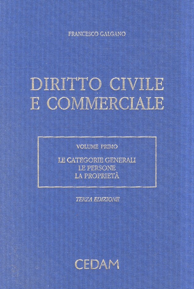 Diritto civile e commerciale. Terza edizione.