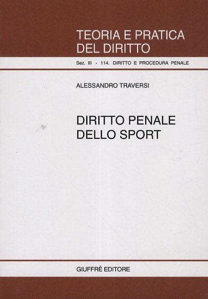 Diritto penale dello sport.