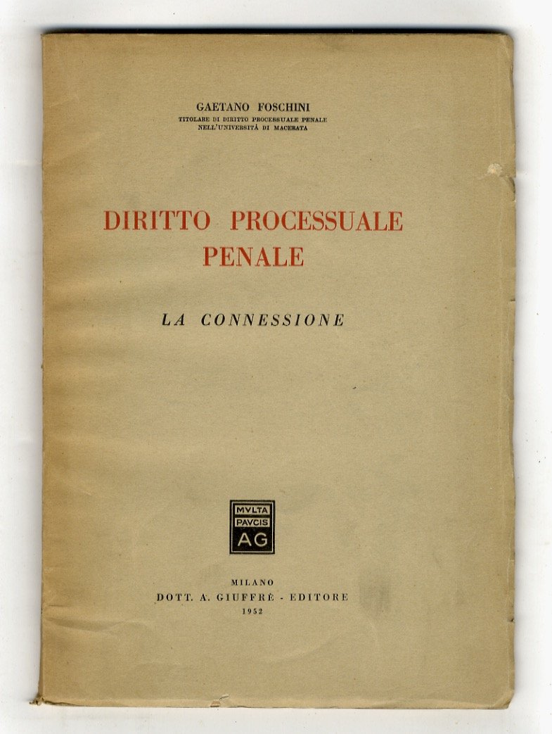 Diritto processuale penale. La connessione.