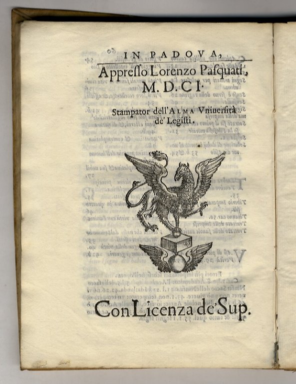 Discorso intorno all'antro delle ninfe Naiadi di Homero. Impresa de …