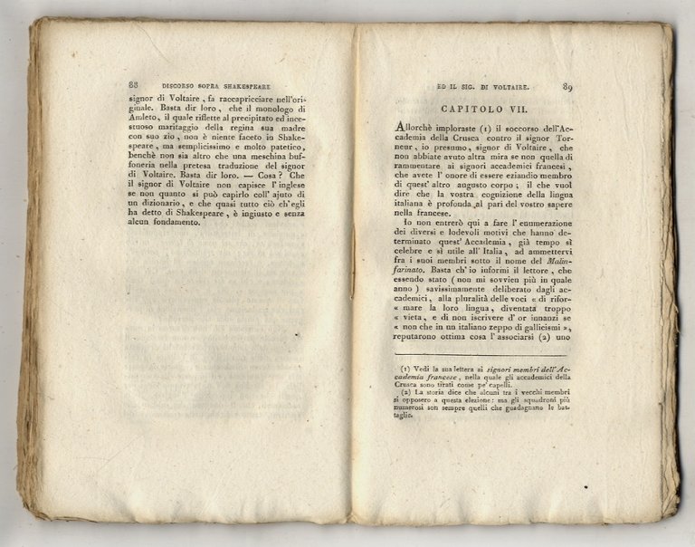 Discorso sopra Shakespeare ed il sig. di Voltaire di Giuseppe … | Immagine Gallery 2