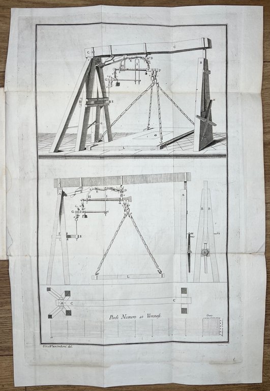Disegno di una stadera composta inventata da Giuseppe Pase coll'esame … | Immagine Gallery 4