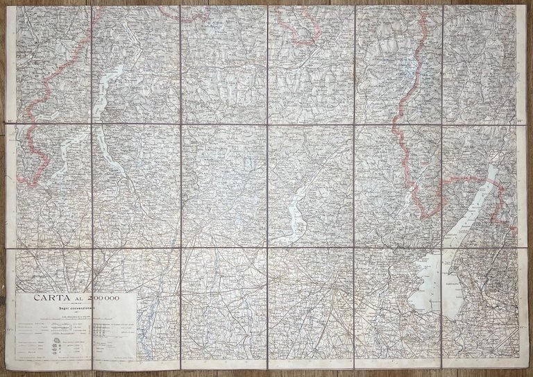 Disponibili 5 fogli su 6 (manca il foglio II, sud). …