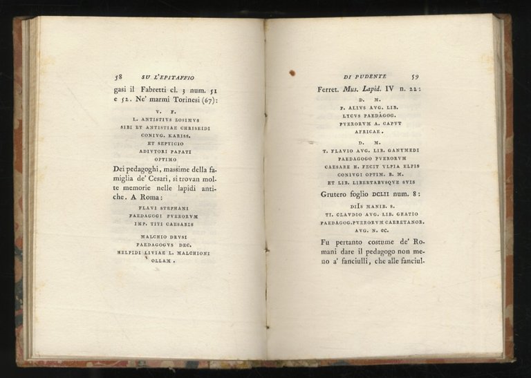 Dissertazione dell'abate Pierantonio Serassi sopra l'epitaffio di Pudente Gramatico. Edizione …
