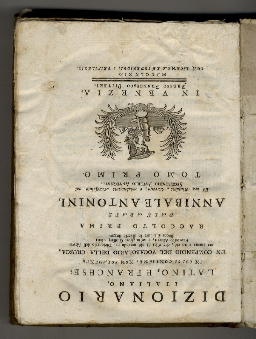 Dizionario italiano, latino, e francese; in cui si contiene, non …