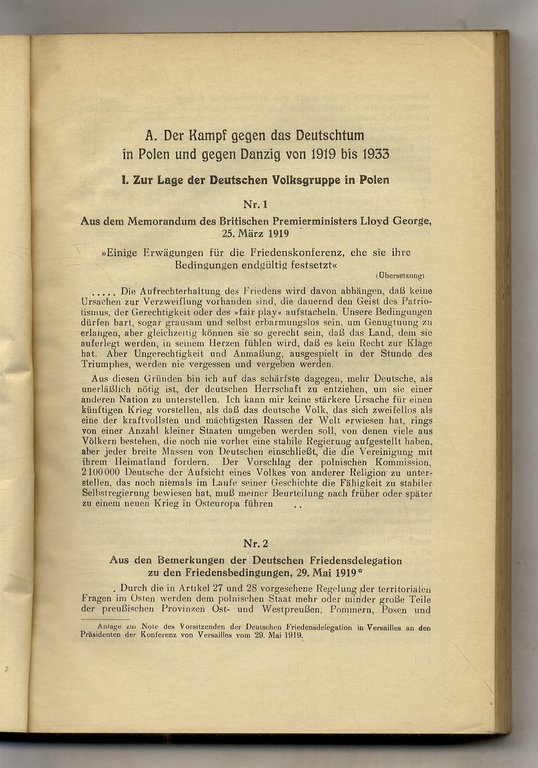 Dokumente zur Vorgeschichte des Krieges. [Documenti relativi alla storia della …