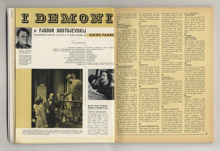 DRAMMA (IL). Mensile di commedie di grande interesse, diretto da …