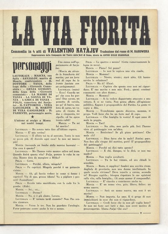 DRAMMA (IL). Mensile di commedie di grande successo, diretto da …