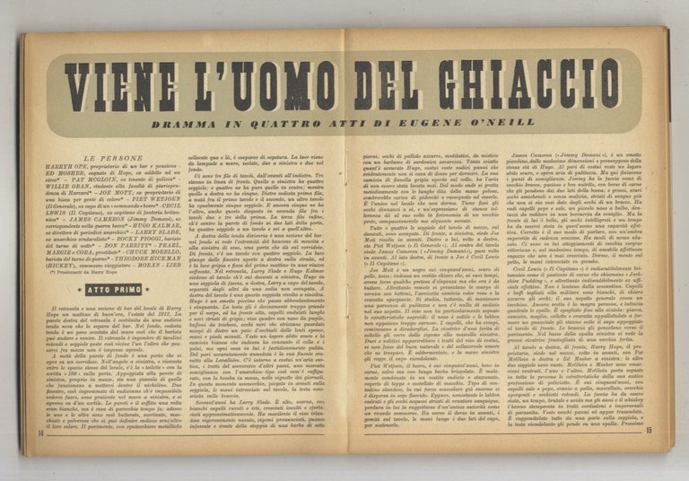 Dramma (Il). Quindicinale di commedie di grande interesse diretto da …