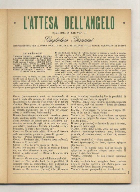 Dramma (Il). Quindicinale di commedie di grande interesse diretto da …