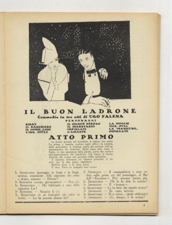 DRAMMA (IL). Rivista mensile di commedie di grande successo, diretta …