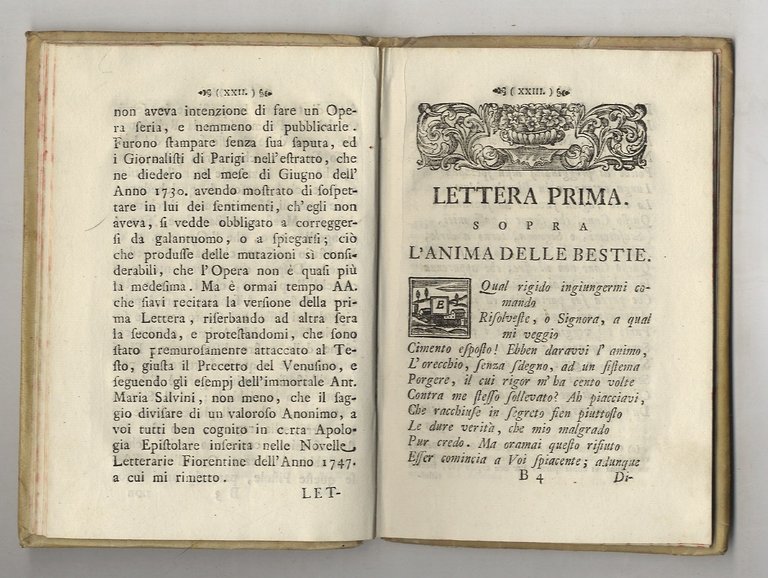 Due lettere del signor Racine il giovine sopra l'anima delle …