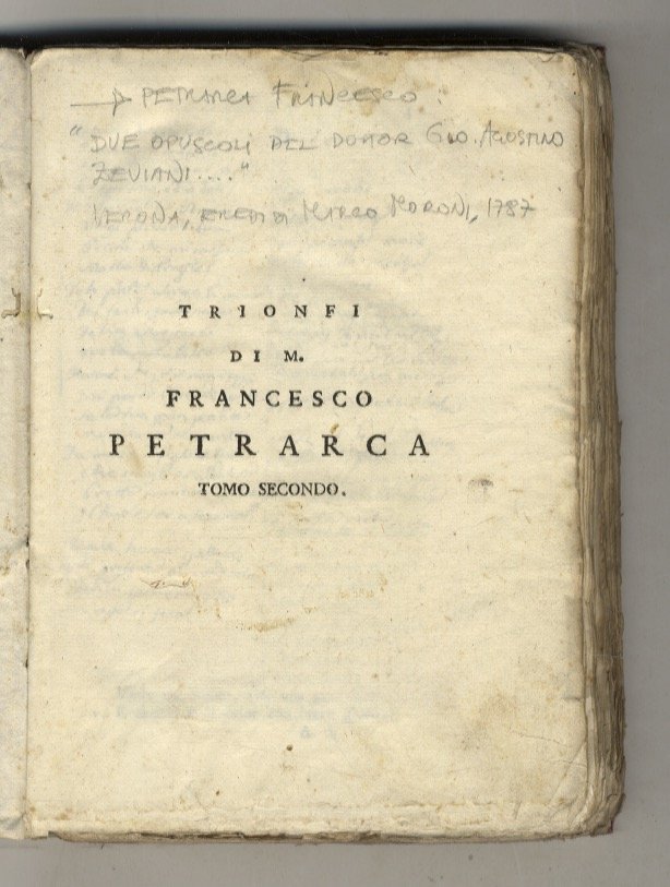 (Due opuscoli del dottor Gio. Agostino Zeviani il primo intitolato … | Immagine principale
