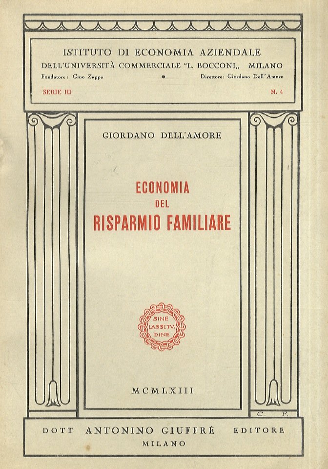 Economia del risparmio familiare.