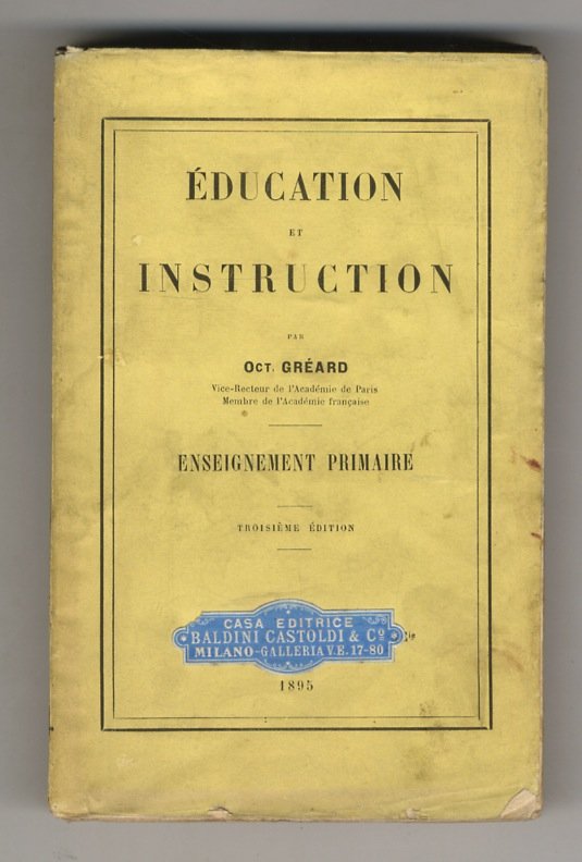 Education et instruction. Enseignement primaire. 3ème édition.