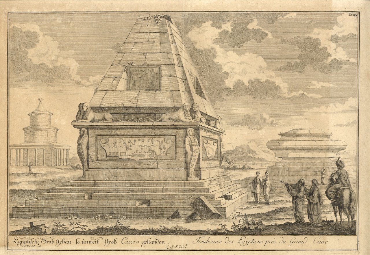 Egyptische Grab Gebäu, so unweit Gross Caiero gestanden. / Tombeaux … | Immagine principale