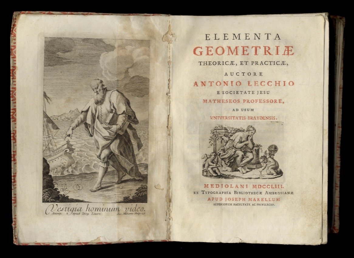 Elementa Geometriae, theoricae, et practicae (.) ad usum Universitatis Braydensis.
