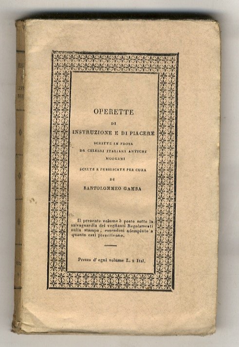 ELOGI di Italiani illustri scritti da varj nel secolo XVIII.