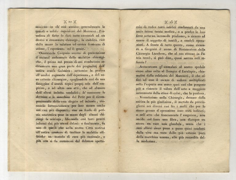 Elogio storico del dottor Gregorio Marcucci, pubblico professore di anatomia …