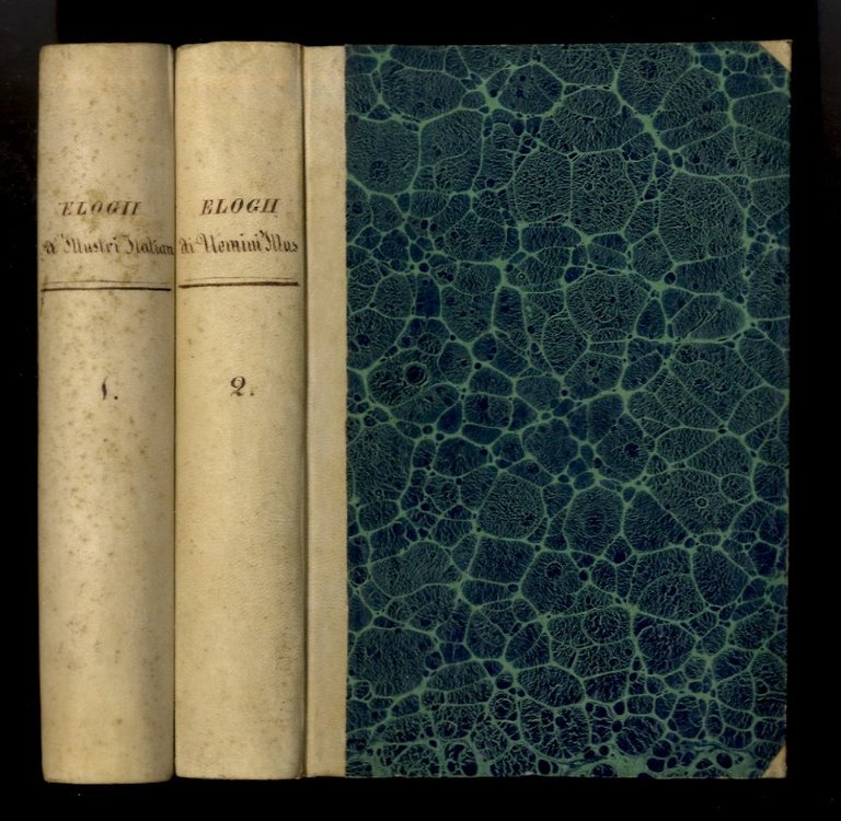 Elogj d'illustri italiani. Tom. I. [- Tom. II].