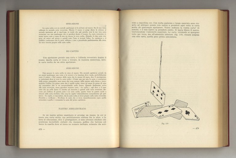 Enciclopedia cartomagica. (Giochi di combinazione - Carta adocchiata - Giochi …
