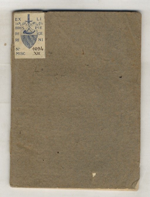 Epigrafe all'Italia. Patientia laesa fit furor. 1796. Seconda edizione romana.