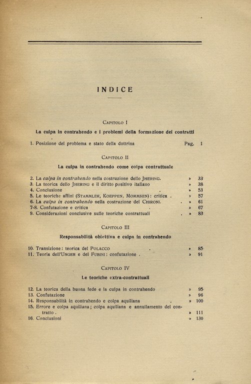 Errore e responsabilità nei contratti.