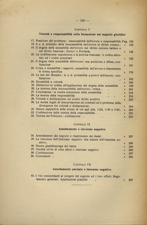 Errore e responsabilità nei contratti.