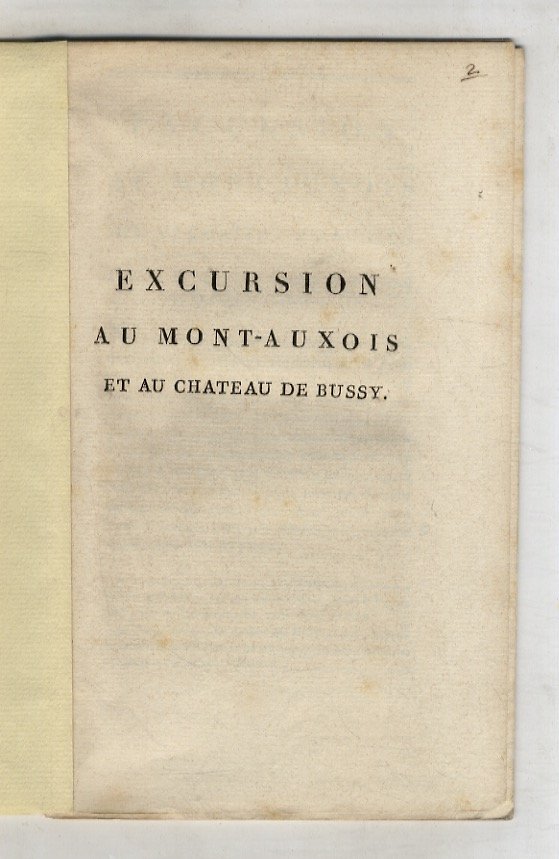 Escursion au Mont-Aixois et au Chateau de Bussy. | Immagine principale