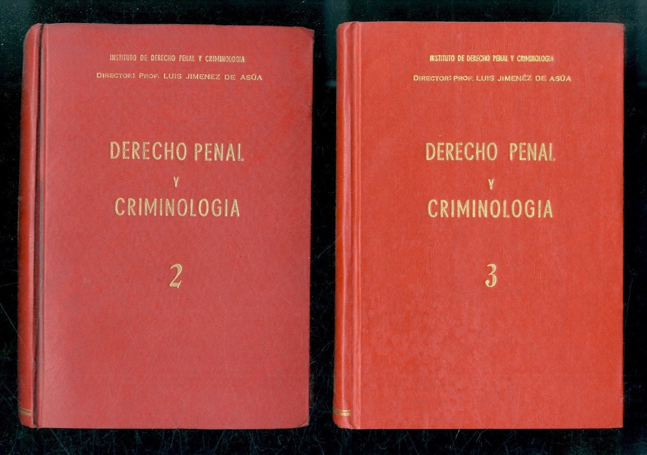 Estudios de Derecho Penal y Criminología. Tomo II - Tomo …