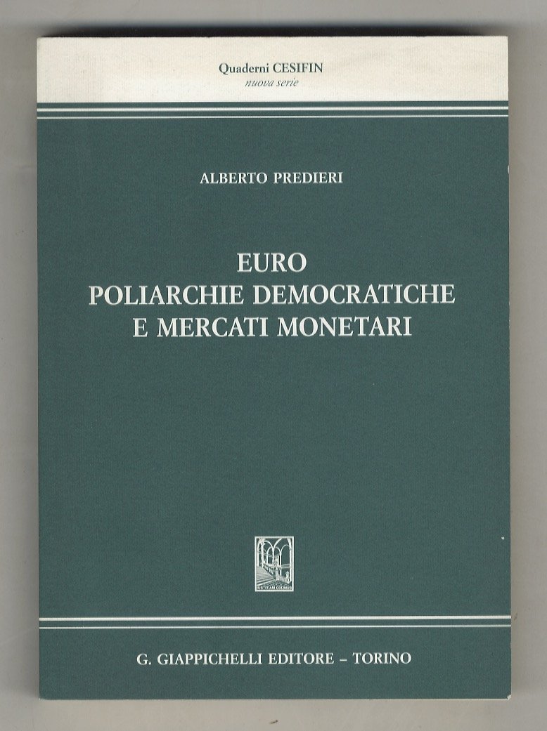 Euro, poliarchie democratiche e mercati monetari. | Immagine principale