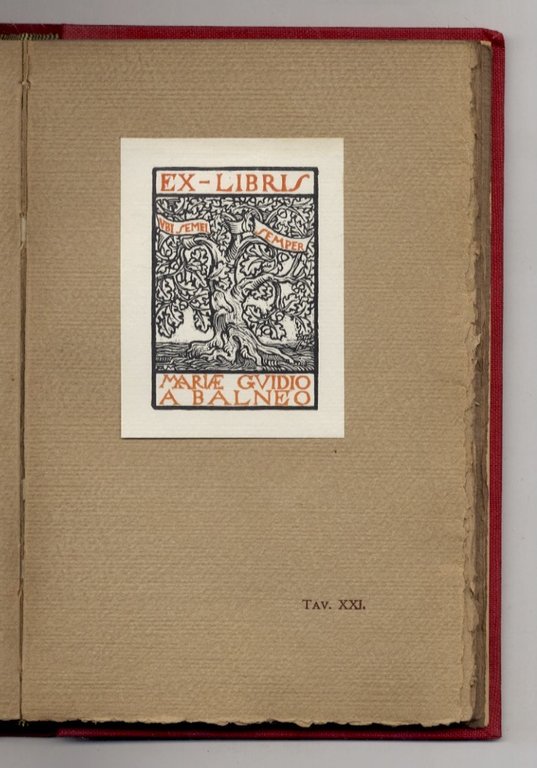 Ex libris di Antonello [Antonio] Moroni. XXXVI xilografie originali. Con …