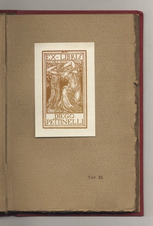 Ex libris di Antonello [Antonio] Moroni. XXXVI xilografie originali. Con …