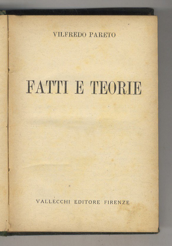 Fatti e teorie. | Immagine principale
